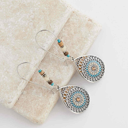 Image of an earring - Ethnic - Drop Earrings - Dangle Earring (Round) by Zuzus Trove