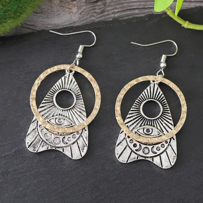 Image of an earring - Evil Eye Statement Earrings by Zuzus Trove