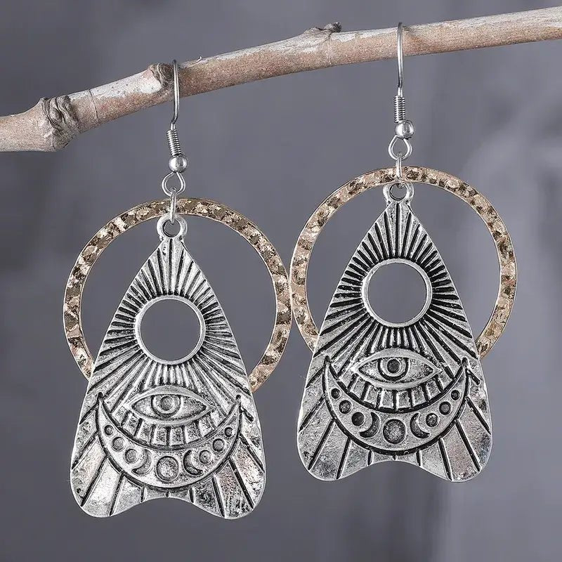 Image of an earring - Evil Eye Statement Earrings by Zuzus Trove