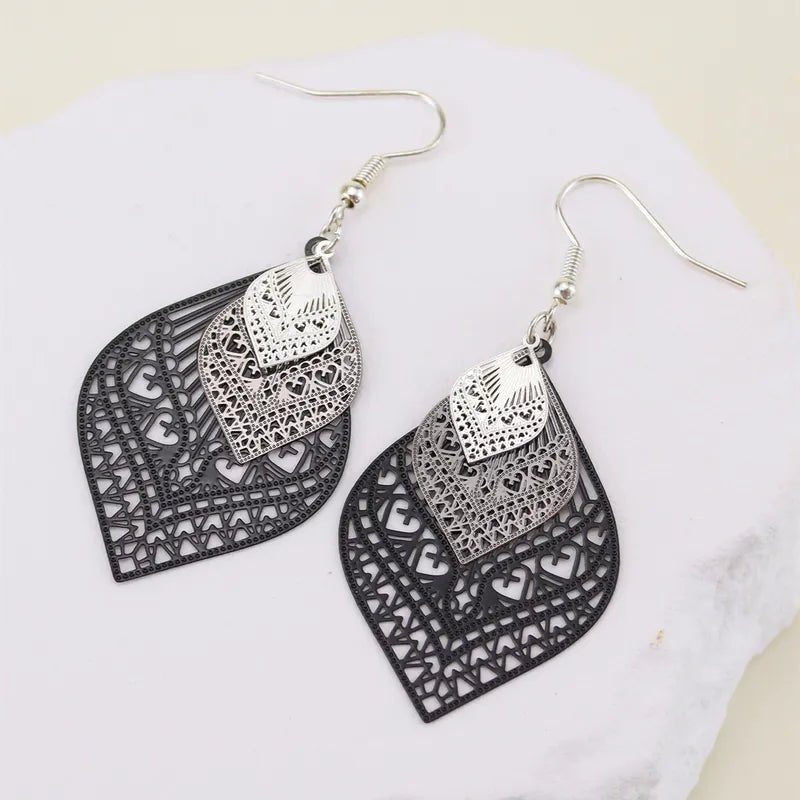 Image of an earring - Fancy Black Earrings by Zuzus Trove