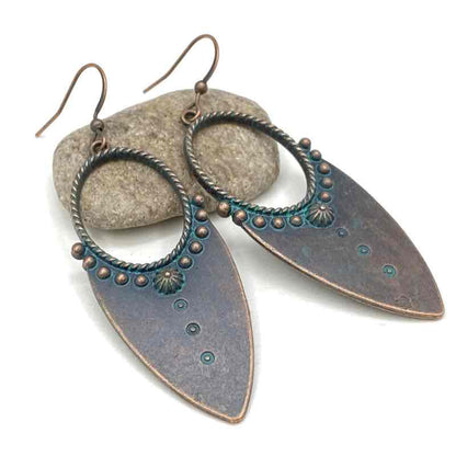 Front view of an earrings - Just Boho Series - Style 12 - Zuzus Trove