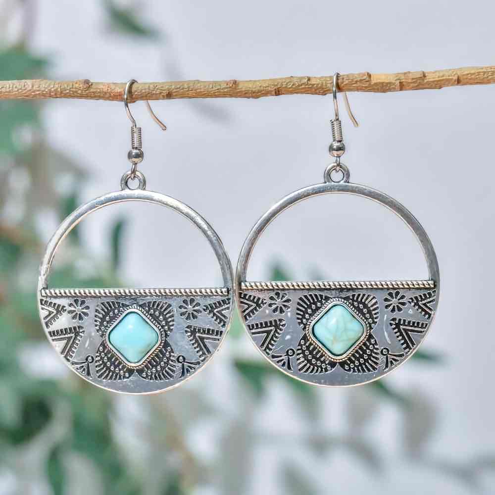 Front view of an earrings - Just Boho Series - Style 21 - Zuzus Trove