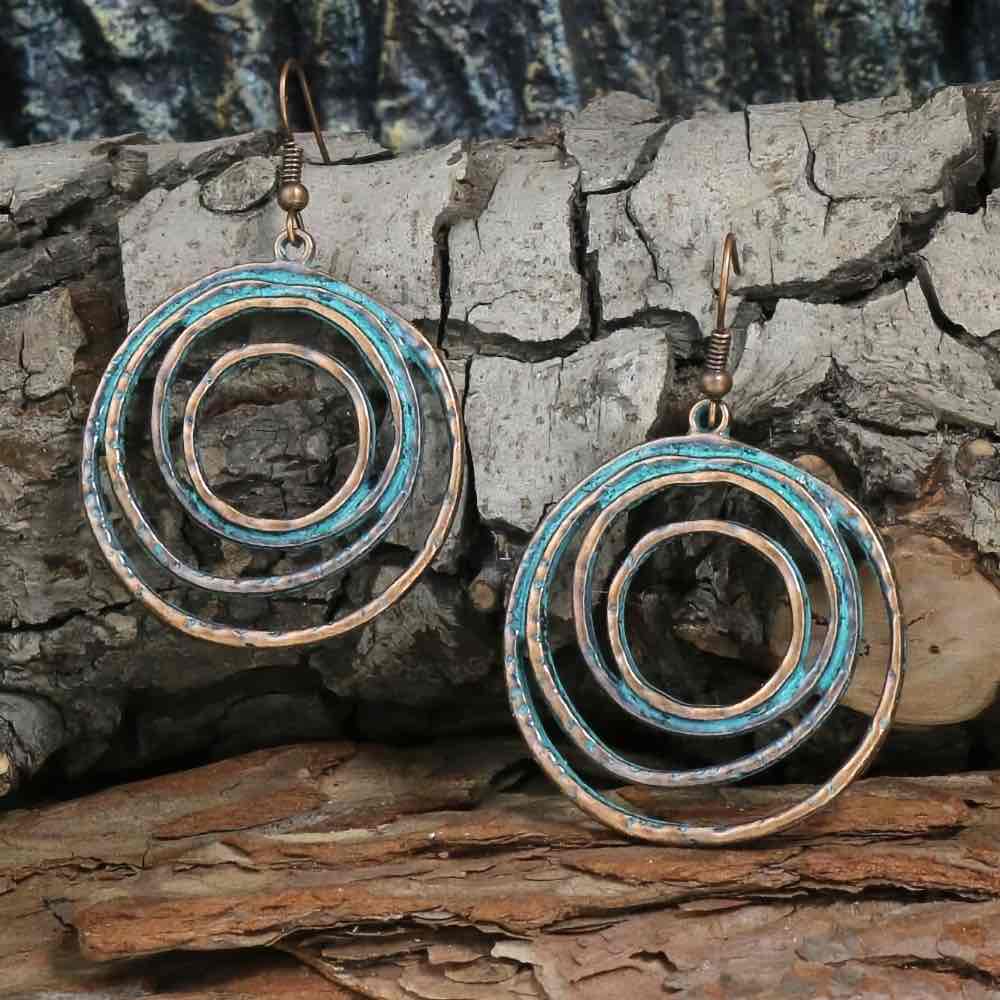 Front view of an earrings - Just Boho Series - Style 22 - Zuzus Trove