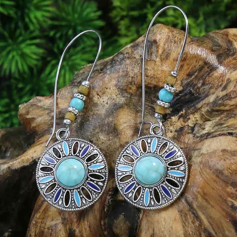 Front view of an earrings - Just Boho Series - Style 23 - Zuzus Trove