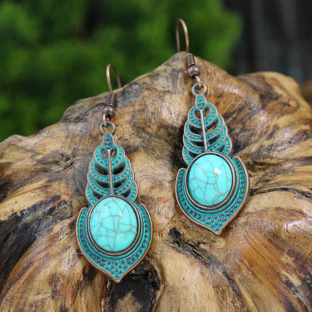 Front view of an earrings - Just Boho Series - Style 3 - Zuzus Trove