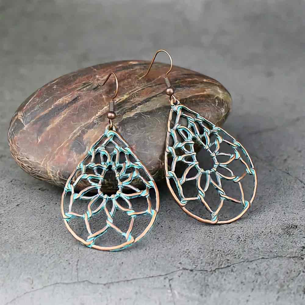 Front view of an earrings - Just Boho Series - Style 9 - Zuzus Trove