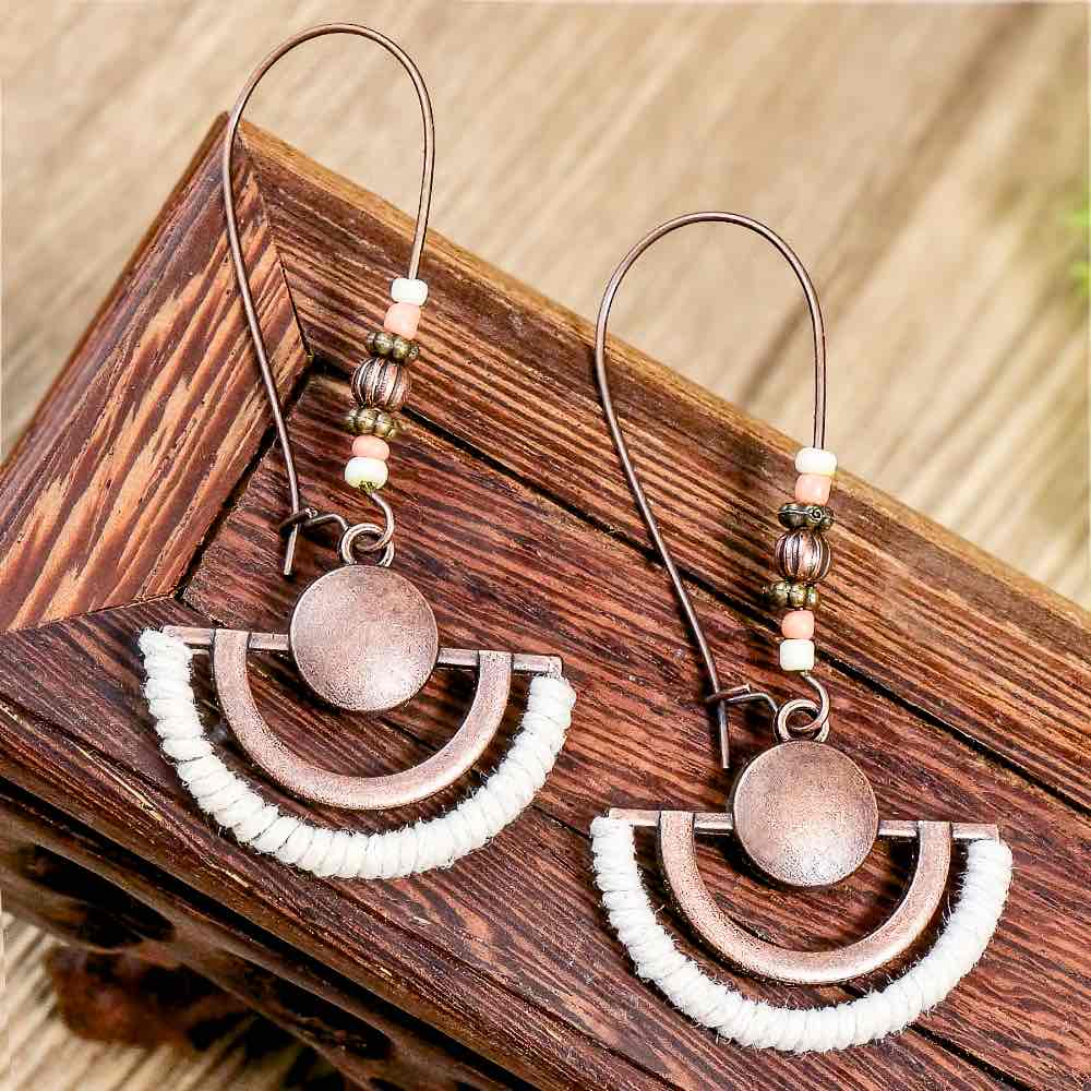 Front view of an earrings - Just Boho style 30 - Zuzus Trove