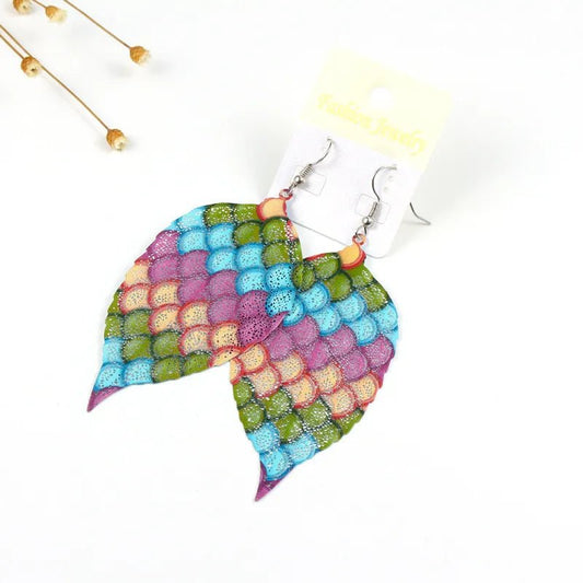 Image of an earring - Korean Earrings - Leaf Earrings - Street Styles by Zuzus Trove