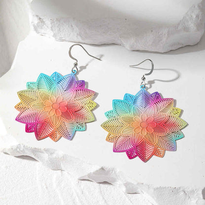 Image of an earring - Korean Lotus Flower Earrings by Zuzus Trove