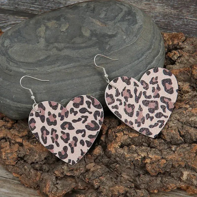 Image of an earring - Light weight Heart Earrings - Style 1 by Zuzus Trove