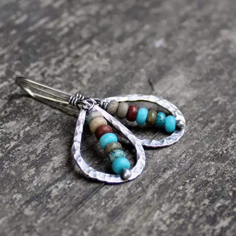 Front view of an earrings - Lovely Everyday Beaded Earrings - Zuzus Trove