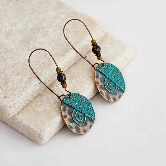 Image of an earring - Mystic Eye - Boho Dangle Earring by Zuzus Trove