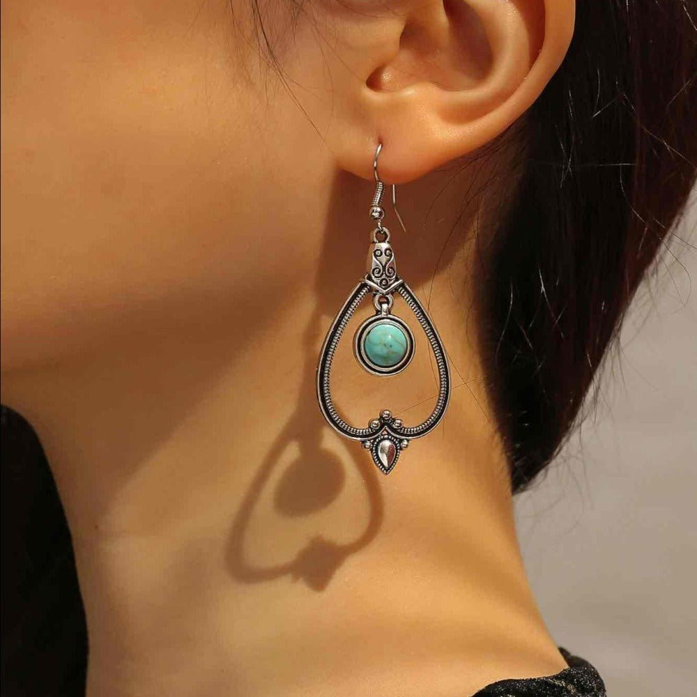 Front view of an earrings - Premium | Classic Silver Earrings Combo 1 - Zuzus Trove