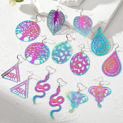 Image of an earring - Premium | Holographic Tree of Life Earrings by Zuzus Trove