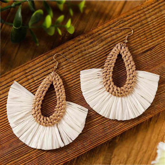 Image of an earring - Premium | Light weight Raffia Earrings by Zuzus Trove