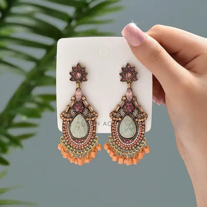 Front view of an earrings - Premium | Show Stopper Statement Earrings - Zuzus Trove