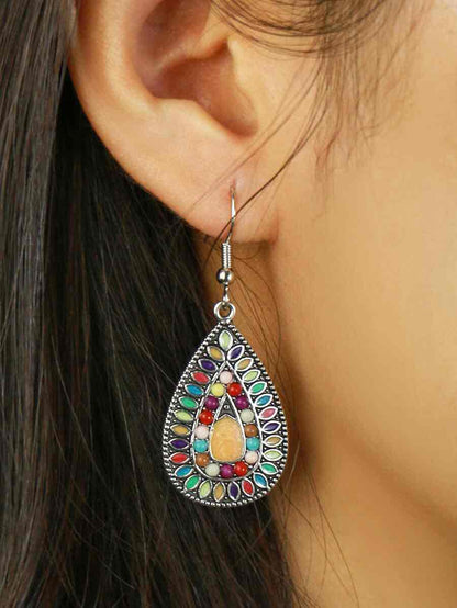 Front view of an earrings - Show stopper Ethnic Combo Earrings Style 1 - Zuzus Trove