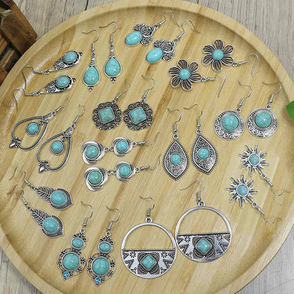 Image of an earring - Turquoise Fever Earrings Collection by Zuzus Trove