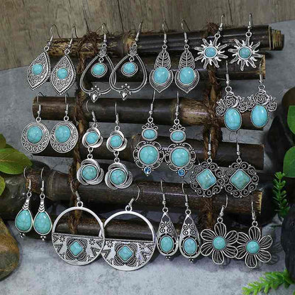 Image of an earring - Turquoise Fever Earrings Collection by Zuzus Trove