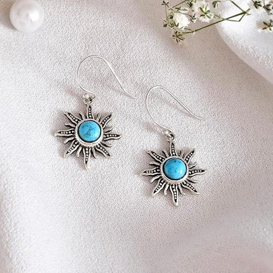 Image of an earring - Turquoise - Sunshine Earrings by Zuzus Trove