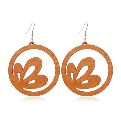 Wood Earrings-Butterfly Earrings