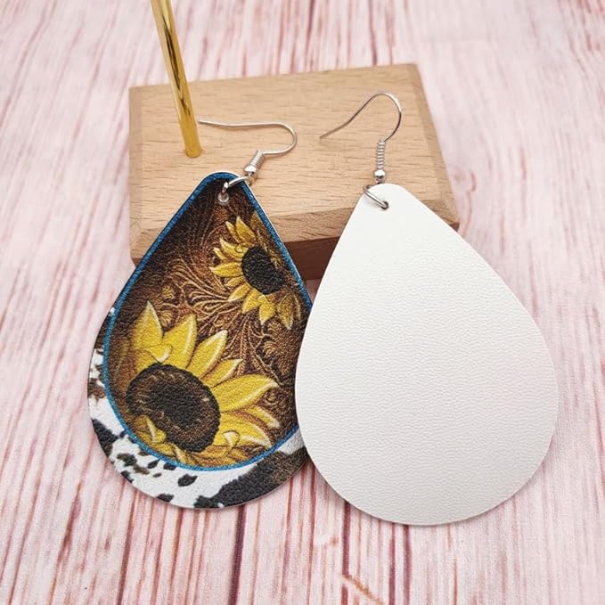 Retro Sunflower Darling Earrings (Large)