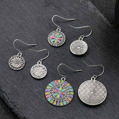 Premium - Rainbow Mix Earrings Combo - 3 piece Set