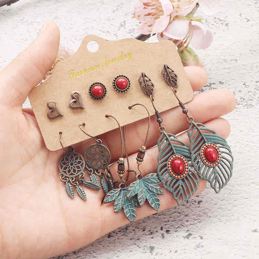 Earrings Combo 6 piece Set 2 Boho