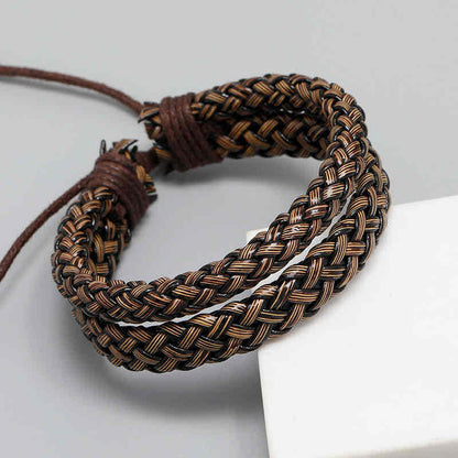 Adjustable Leather Bracelets - Men's Bracelets